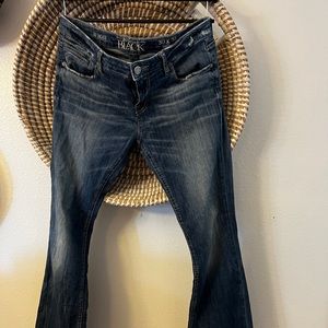 Buckle Black Bootcut Jeans